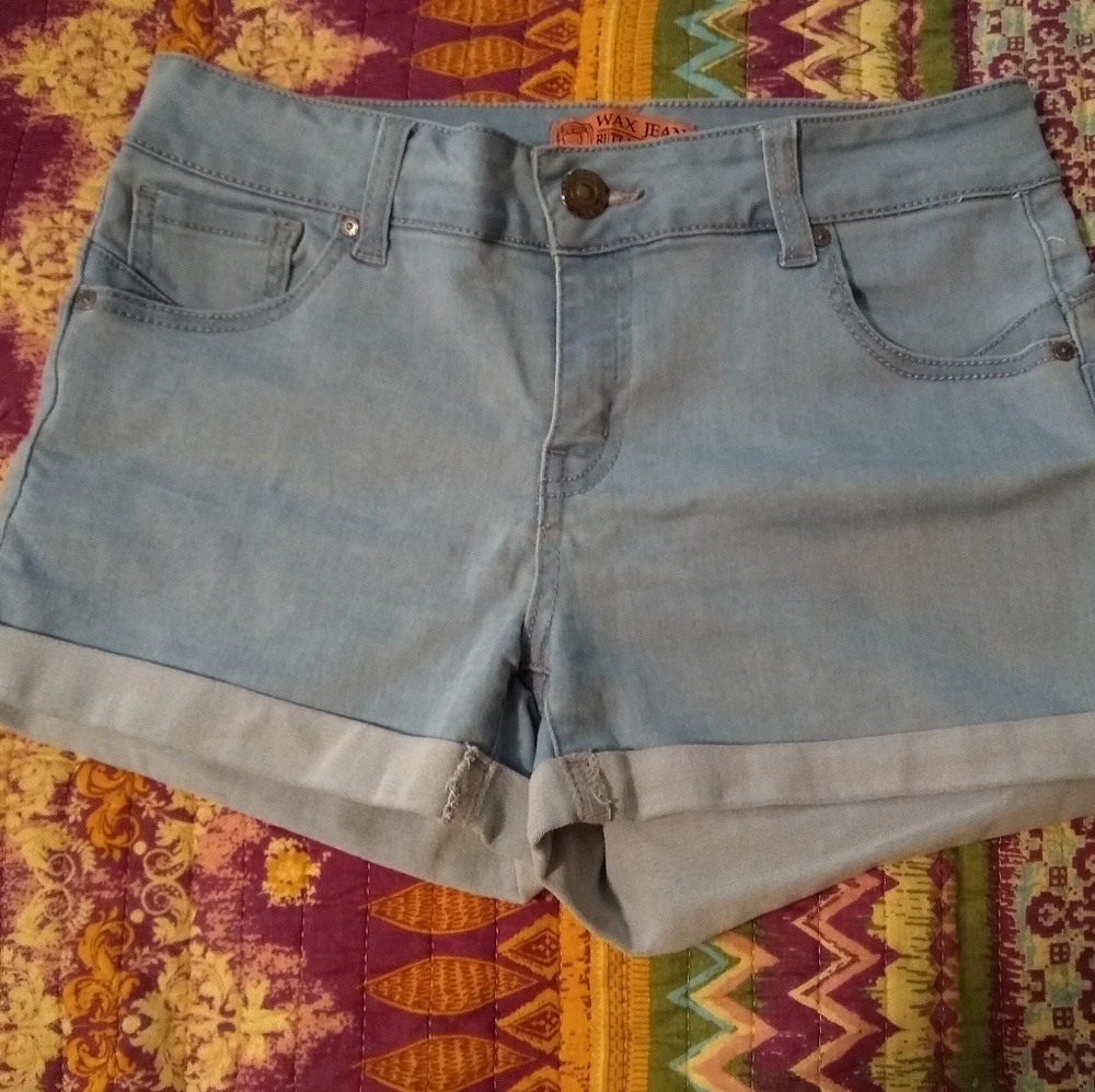Light blue shorts
